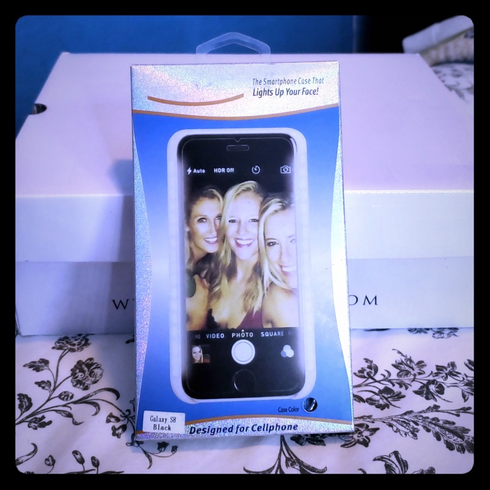 Selfie light phone case